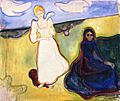Edvard Munch - Two Women in a Landscape (1897-99)