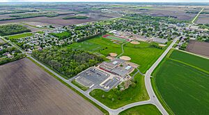 US-14 and MN-42 run through town