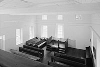 First Associate Reformed Presbyterian Church, interior, State Route 213, Jenkinsville vicinity (Fairfield County, South Carolina)