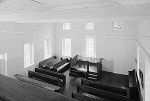 First Associate Reformed Presbyterian Church, interior, State Route 213, Jenkinsville vicinity (Fairfield County, South Carolina)