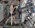 Frank De Winne on treadmill cropped