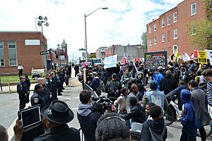 FreddieGrayPrecinctProtest