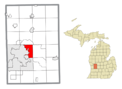 Location within Kent County