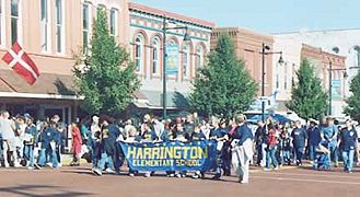 Harrington school at the festival of the forks