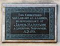 Harrison plaque, Our Lady and St Nicholas