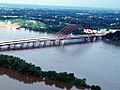 Jefferson Barracks Bridge 1993 flood cropped