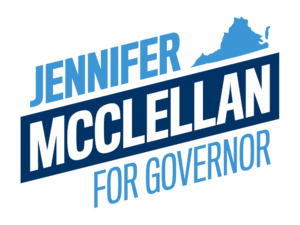 Jennifer McClellan for Governor logo