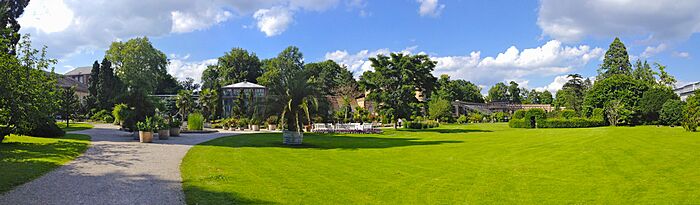 Karlsruhe Orangerie garden panorama