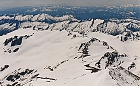 Kololo Peaks seen from Glacier Peak