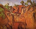 La Carrière de Bibémus, par Paul Cézanne, Yorck