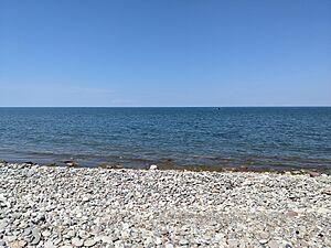Lake Ontario as seen in Oswego, New York 165722817