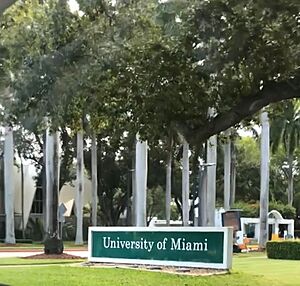 Main Entrance to the University of Miami