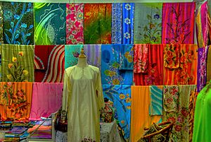Malaysian Batik shop