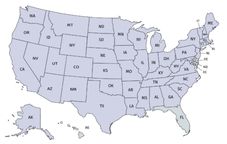 Map of Current Crosscheck States 