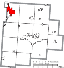 Location of Pickerington in Fairfield County