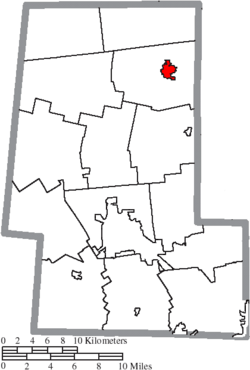 Location of Richwood in Union County