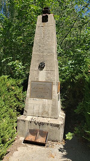 Memorial to Lester Allan Pelton