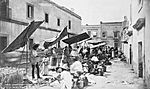 Mexico City street market 1885