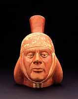 Moche portrait vessel from Peru