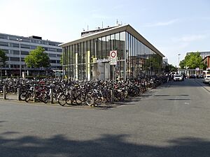 Muenster's parking building for bicycles