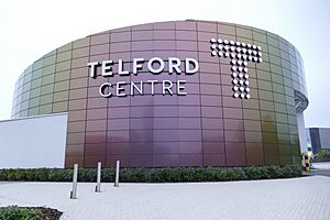 New Telford Centre sign