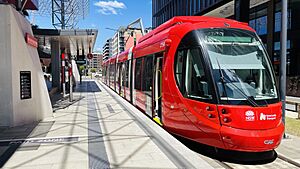 Newcastle Interchange Light Rail Stop