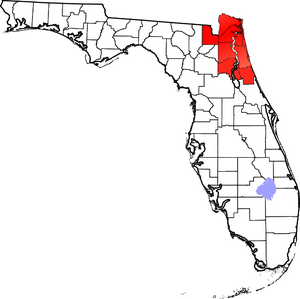      Northeast Florida counties