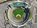 Oakland Coliseum overhead angle, September 2024