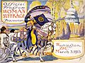 Official program - Woman suffrage procession March 3, 1913 - crop