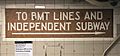 Old BMT and IND Subway Tile at 34th Street-Herald Square Station