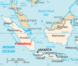 Palembang location