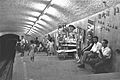 Passengers waiting at Gan Ha'em station 1962