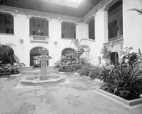Patio and central fountain, Pan American Union