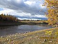 Petitot River looking toward the Liard river