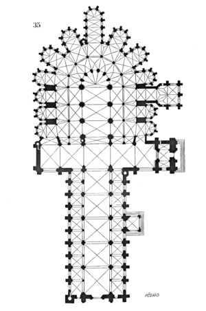 Plan.cathedrale.Mans