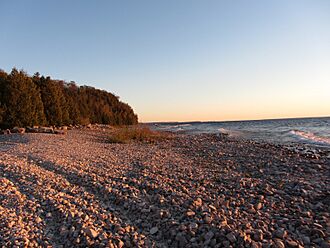 Porcupine Bay south side, Door County, Wisconsin