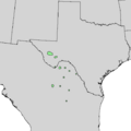 Quercus gravesii range map 1