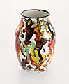 Regina enamelware vase museum number BCMTL 2001-009-003-2