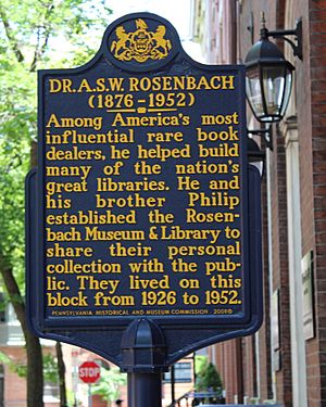 Rosenbach State Historical Marker