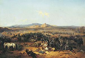 Russian cavalry attack at Baskadiklar.jpg