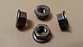 Serrated hex flange nut