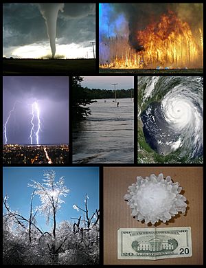 Severe weather montage
