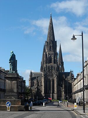 St Mary's Cathedral from Melville Street