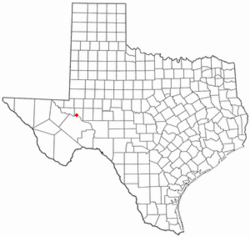 Location of Imperial, Texas