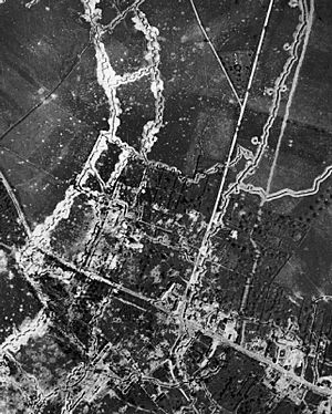 Thiepval aerial photograph 01-06-1916 IWM HU 91108