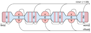 US Patent 3029366 fig 1 redrawn