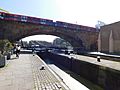 Viaduct over Regent's Canal north of Limehouse Basin