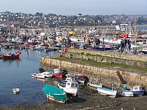 View across Newlyn Harbour - geograph.org.uk - 1579992