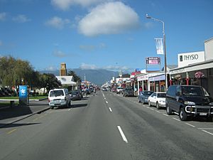 View of Westport, the district's capital