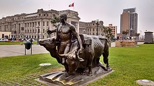Yunta en el Paseo de los Héroes Navales, Lima.jpg